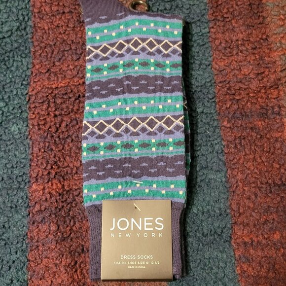 MENS JONES NEW YORK DRESS SOCKS - Picture 1 of 2